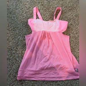 Lululemon pink tank top size 8